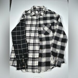Women's Black and White Plaid